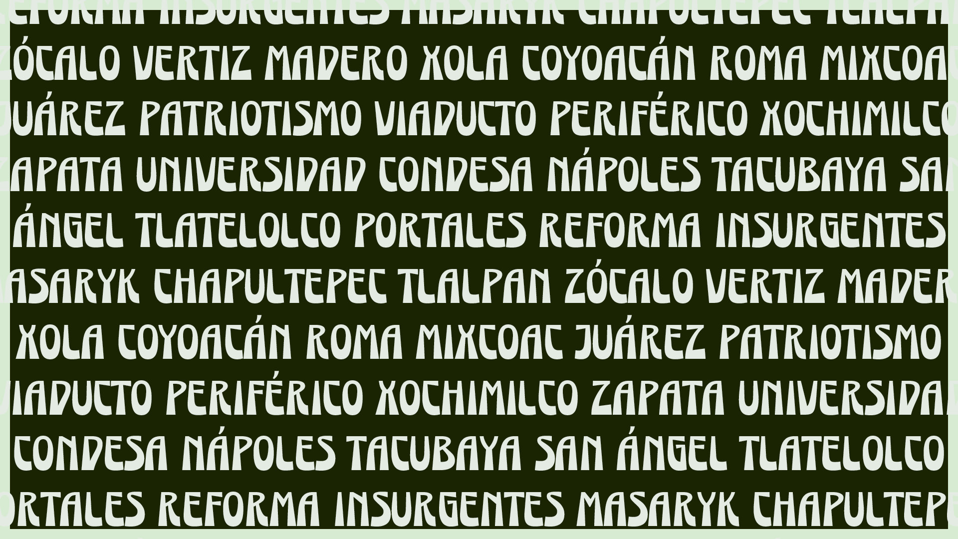 Monarca — aplicación en señalética Portales